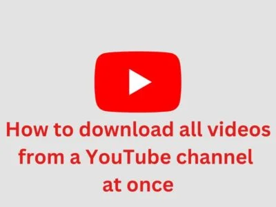 Download videos from youtube at once