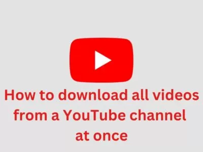 Download videos from youtube at once